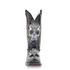 Corral Boots Corral Z5005 Skull -Western Cowboy Supplies z5005b 1100x